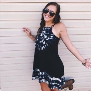 Navy Tie-Dye Women's Tunic